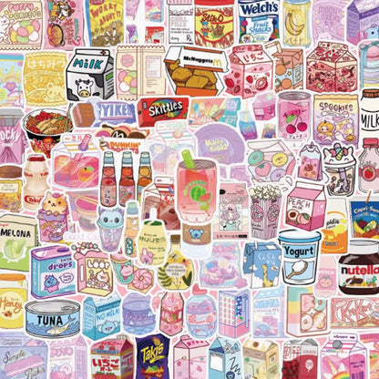 Snack stickers from various countries(99)