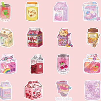 Snack stickers from various countries(99)