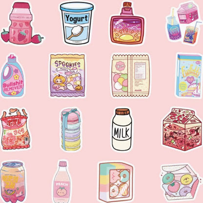 Snack stickers from various countries(99)